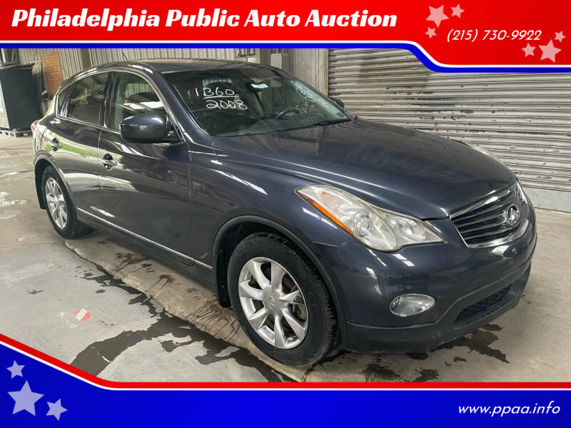 2008 Infiniti EX35 for sale at Philadelphia Public Auto Auction in Philadelphia PA