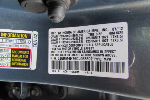 2012 Honda CR-V EX-L w/Navi