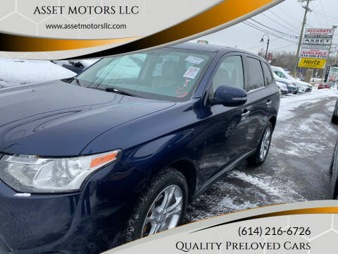 2014 Mitsubishi Outlander for sale at ASSET MOTORS LLC in Westerville OH