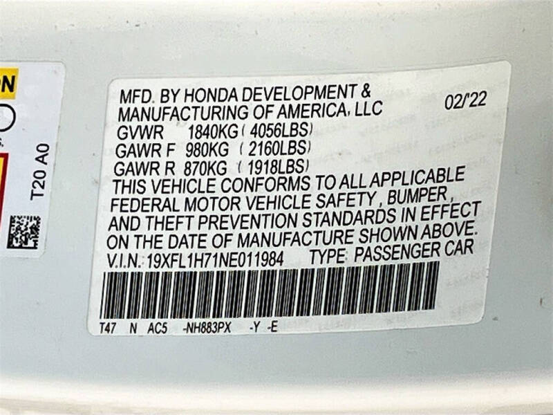 2022 Honda Civic EX-L