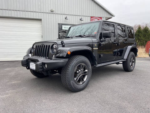 2018 Jeep Wrangler JK Unlimited for sale at Meredith Motors in Ballston Spa NY