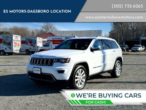 2017 Jeep Grand Cherokee for sale at ES Motors-DAGSBORO location in Dagsboro DE