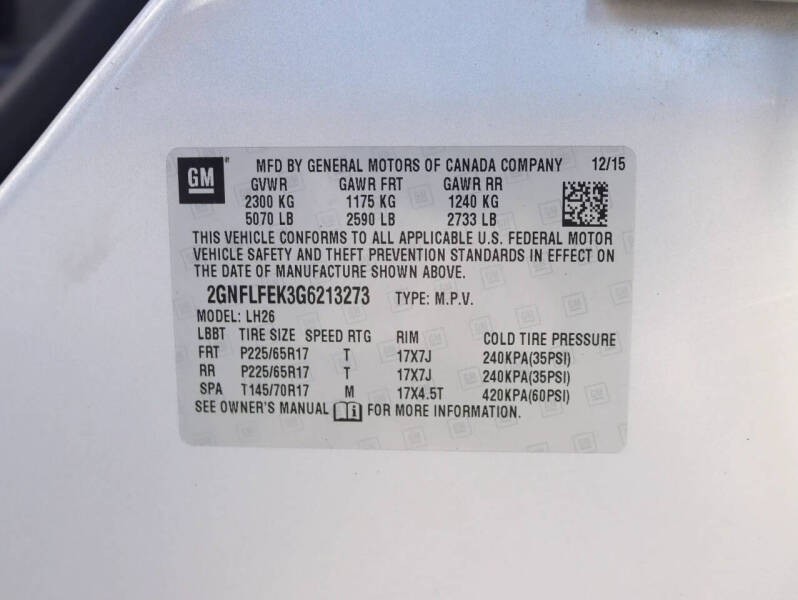 2016 Chevrolet Equinox LT