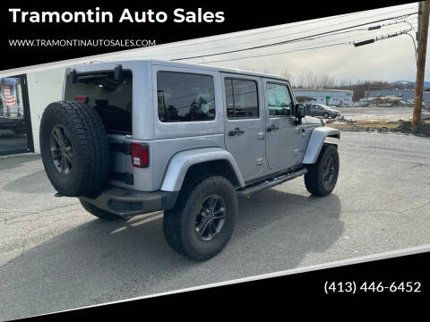 2016 Jeep Wrangler Unlimited for sale at Tramontin Auto Sales in Pittsfield MA