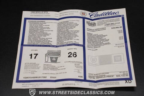 1998 Cadillac Seville STS