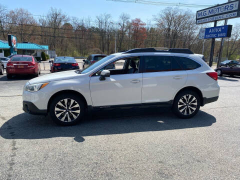 2015 Subaru Outback for sale at M G Motors in Johnston RI