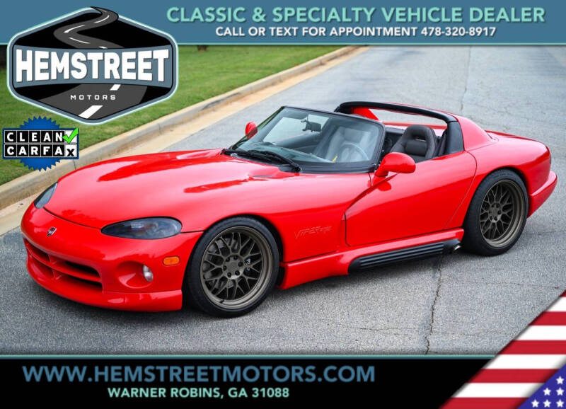 1994 Dodge Viper For Sale In Cordele, GA - Carsforsale.com®