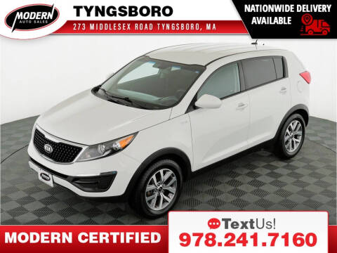 2016 Kia Sportage for sale at Modern Auto Sales in Tyngsboro MA
