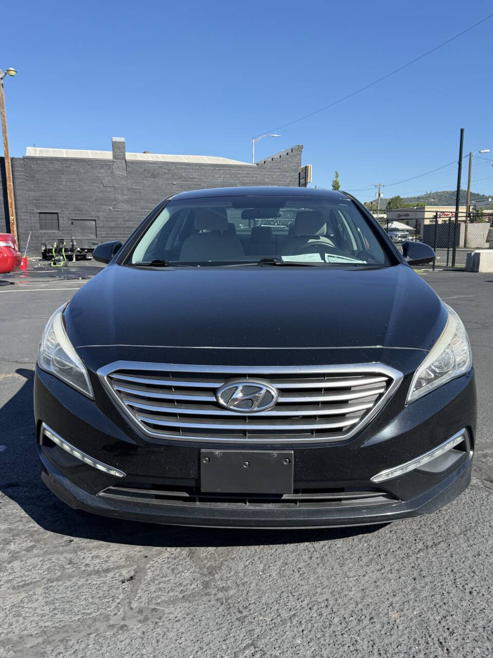Black 2015 Hyundai SONATA SE SE 4dr Sedan 2