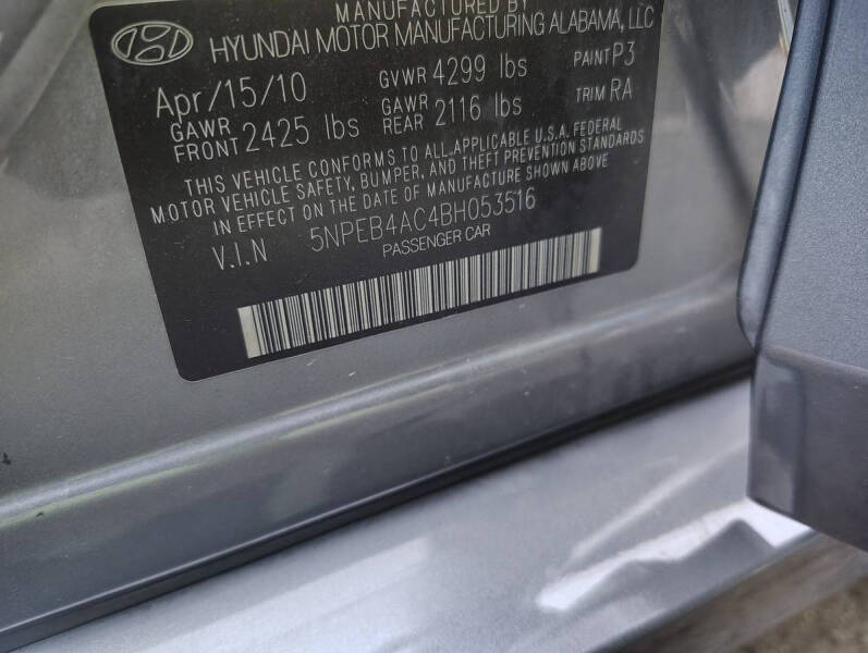 2011 Hyundai Sonata GLS