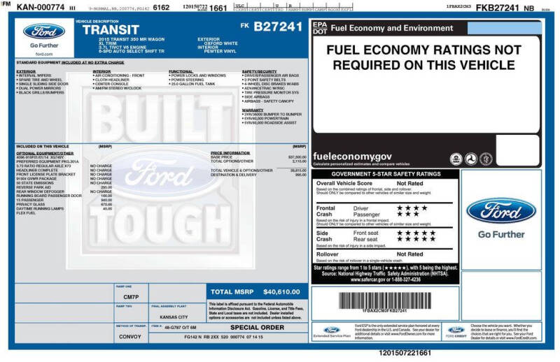 2015 Ford Transit