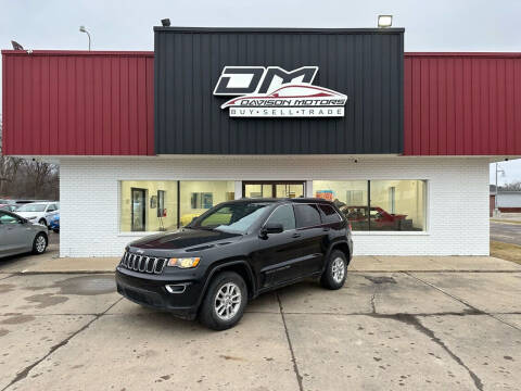 2020 Jeep Grand Cherokee for sale at Davison Motorsports in Holly MI