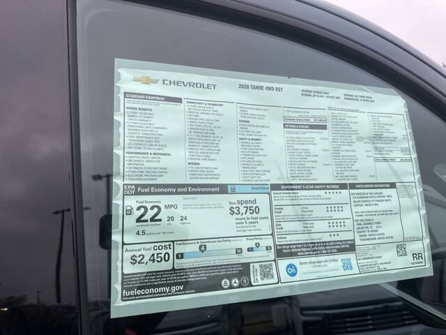 2026 Chevrolet Tahoe RST