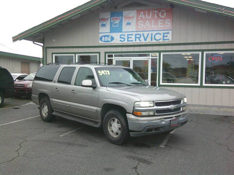 2002 Chevrolet Suburban for sale at 777 Auto Sales and Service in Tacoma WA