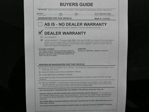 2021 Infiniti Q50 Luxe