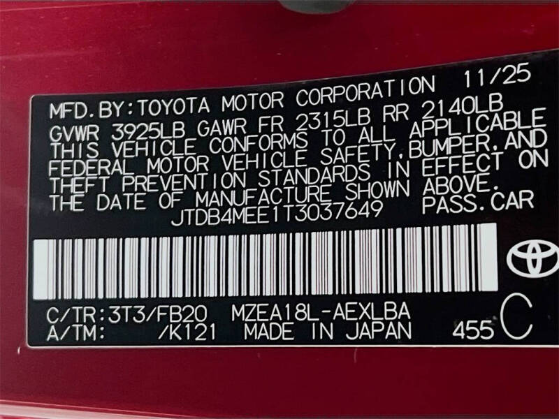 2026 Toyota Corolla LE