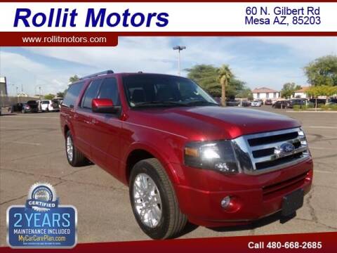 2013 Ford Expedition EL for sale at Rollit Motors in Mesa AZ