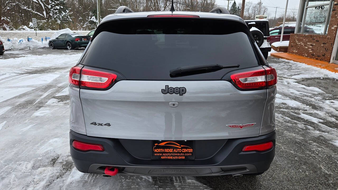 2016 Jeep Cherokee for sale at North Ridge Auto Center LLC in Madison, OH