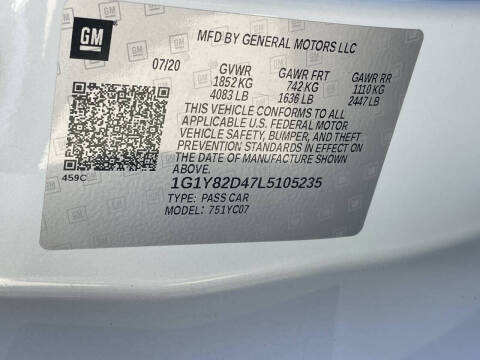 2020 Chevrolet Corvette Stingray