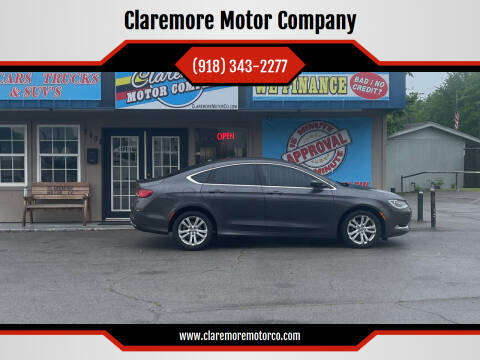 2016 Chrysler 200 for sale at Claremore Motor Company in Claremore OK