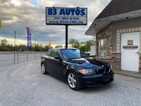 2011 BMW 1 Series for sale at 83 Autos in York PA