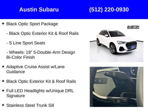 2022 Audi Q3 quattro S line Prem Plus 45 TFSI