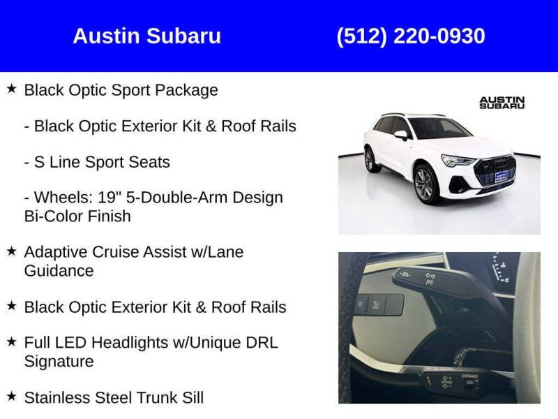 2022 Audi Q3 quattro S line Prem Plus 45 TFSI