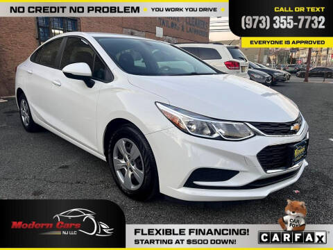 2017 Chevrolet Cruze for sale at Modern Cars in Irvington NJ