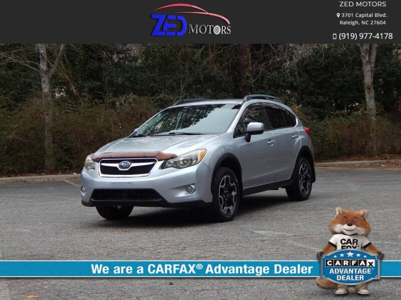 2013 Subaru XV Crosstrek for sale at Zed Motors in Raleigh NC