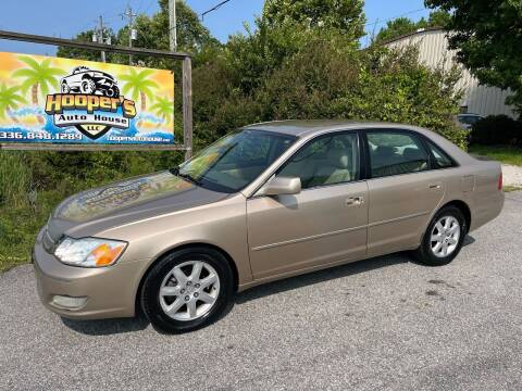 2002 Toyota Avalon for sale at Hooper's Auto House LLC in Wilmington NC