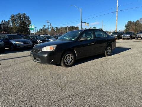 2007 Chevrolet Malibu for sale at OnPoint Auto Sales LLC in Plaistow NH