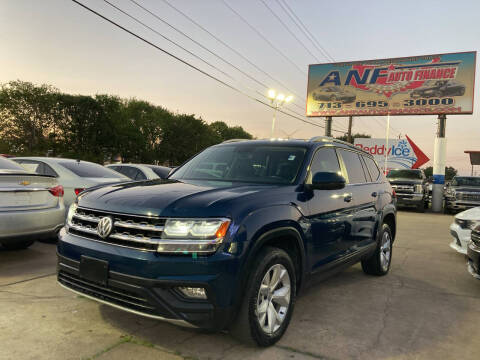 2019 Volkswagen Atlas for sale at ANF AUTO FINANCE in Houston TX