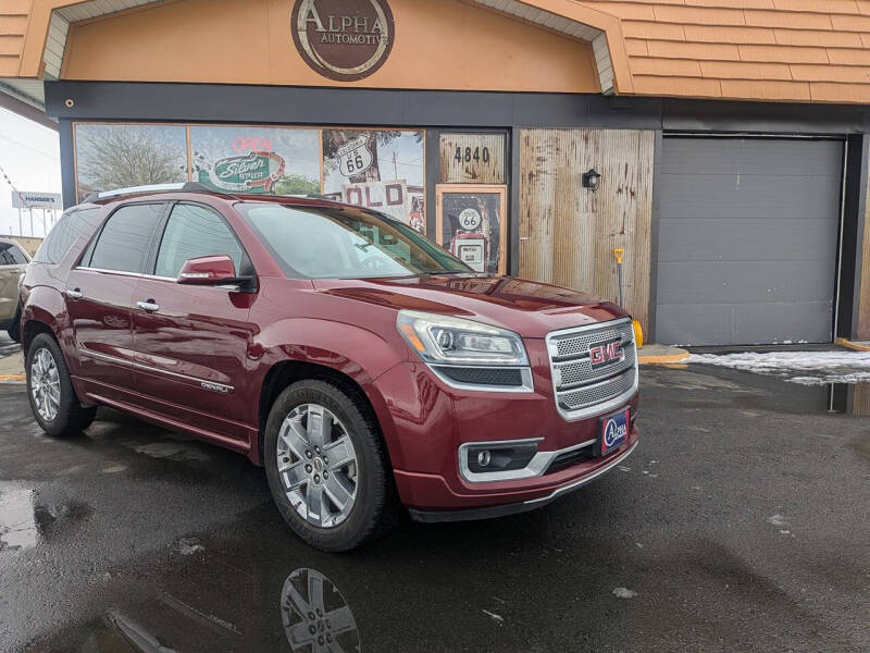 2016 GMC Acadia for sale at Alpha Automotive in Billings MT