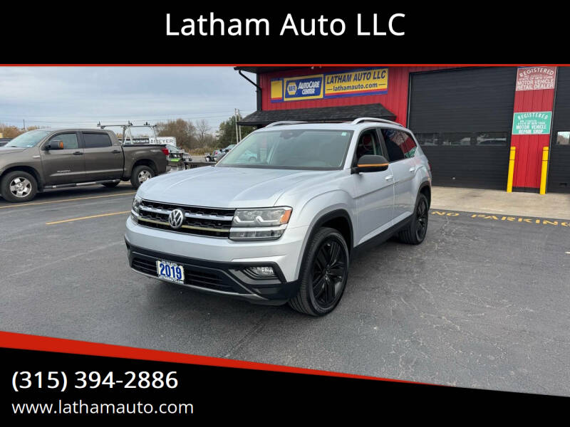 2019 Volkswagen Atlas for sale at Latham Auto LLC in Ogdensburg NY