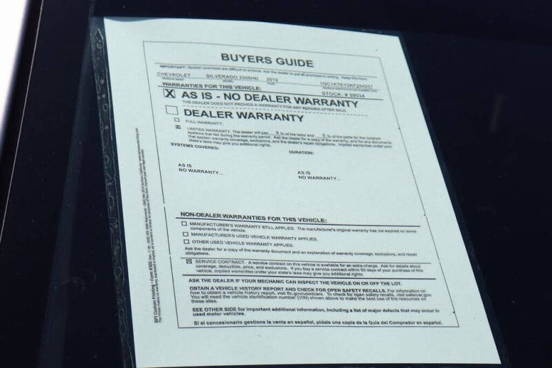 2019 Chevrolet Silverado 2500HD