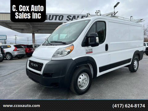 2020 RAM ProMaster for sale at C. Cox Auto Sales Inc in Joplin MO