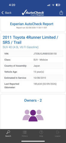 2011 Toyota 4Runner SR5