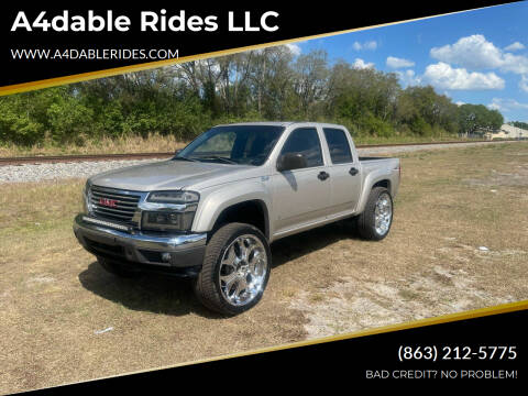 2007 GMC Canyon for sale at A4dable Rides LLC in Haines City FL