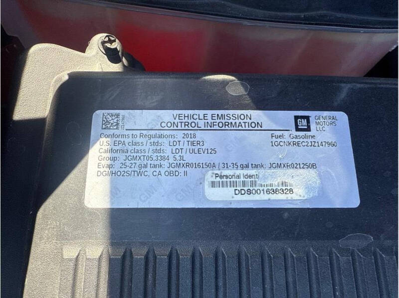 2018 Chevrolet Silverado 1500