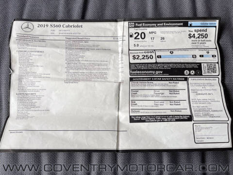 2019 Mercedes-Benz S-Class S 560