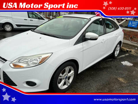 2014 Ford Focus for sale at USA Motor Sport inc in Marlborough MA