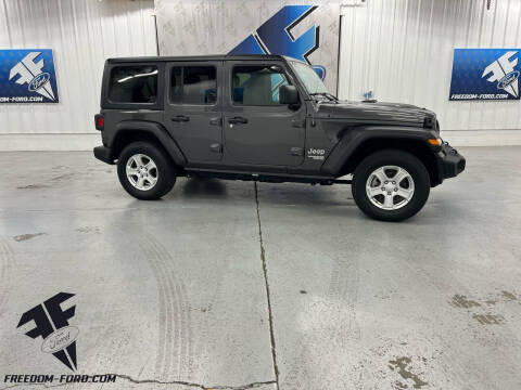2021 Jeep Wrangler Unlimited for sale at Freedom Ford Inc in Gunnison UT