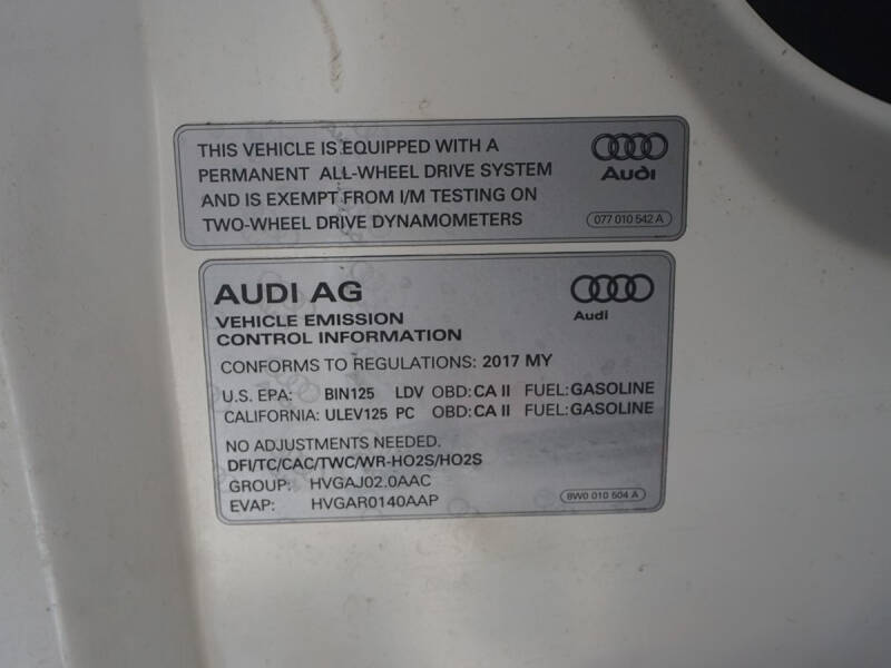 2017 Audi A4 2.0T quattro Premium Plus