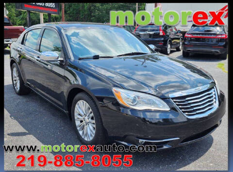 2012 Chrysler 200 for sale at Motorex Auto Sales in Schererville IN