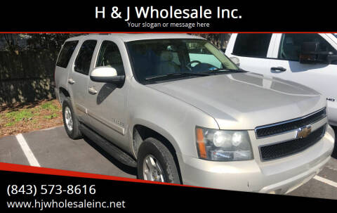 2007 Chevrolet Tahoe for sale at H & J Wholesale Inc. in Charleston SC