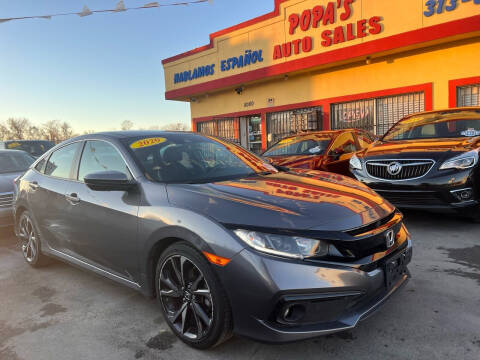 2020 Honda Civic for sale at Popas Auto Sales in Detroit MI