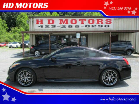 2011 Infiniti G37 Coupe for sale at HD MOTORS in Kingsport TN