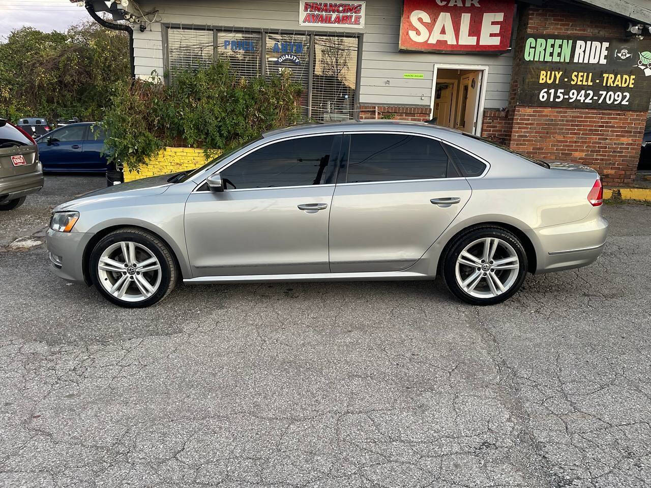 2013 Volkswagen Passat for sale at Green Ride LLC in NASHVILLE, TN