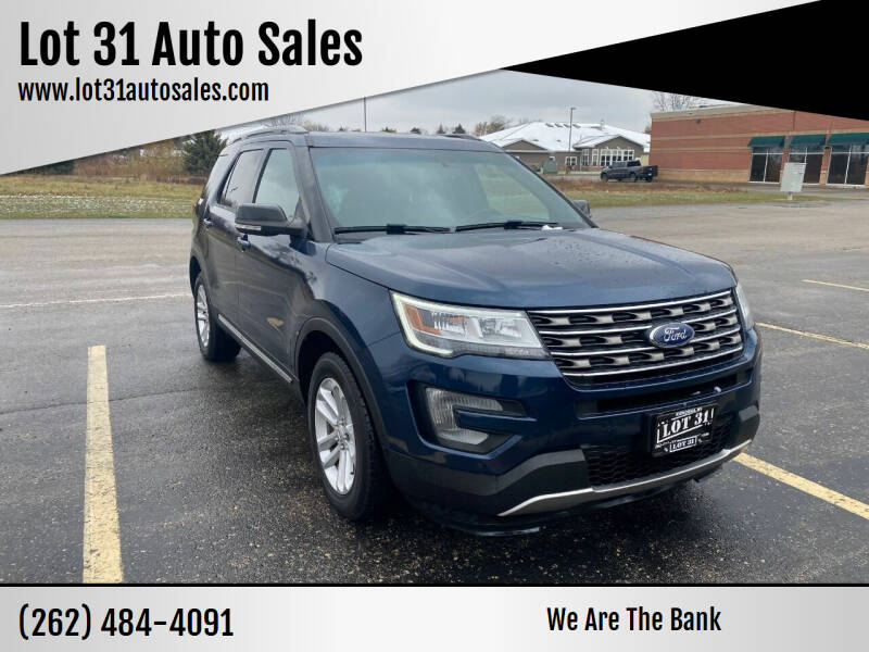 2016 Ford Explorer for sale at Lot 31 Auto Sales in Kenosha WI