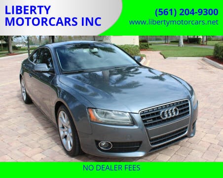 2012 Audi A5 for sale at LIBERTY MOTORCARS INC in Royal Palm Beach FL